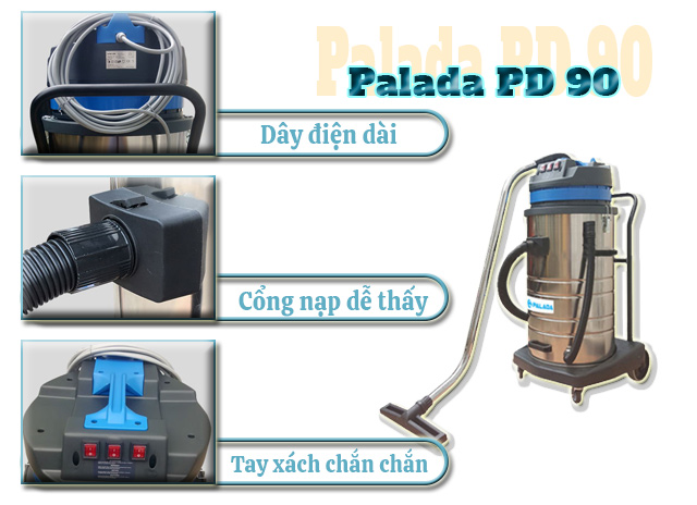 Cấu tạo tiện dụng của Palada PD 90